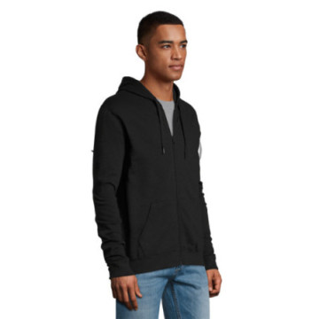 Sweat-shirt zippé à capuche Sol's® Stone couleur
