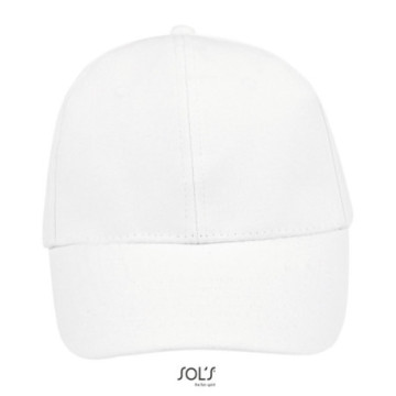 Casquette 6 pans Sol's® Buffalo blanche
