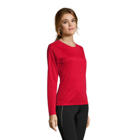 Tee-shirt femme Sol's® Sporty manches longues couleur