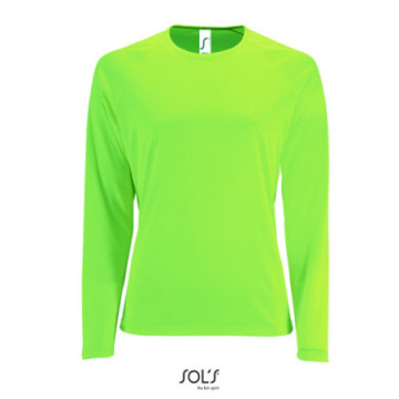 Tee-shirt femme Sol's® Sporty manches longues couleur