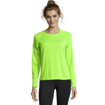 Tee-shirt femme Sol's® Sporty manches longues couleur