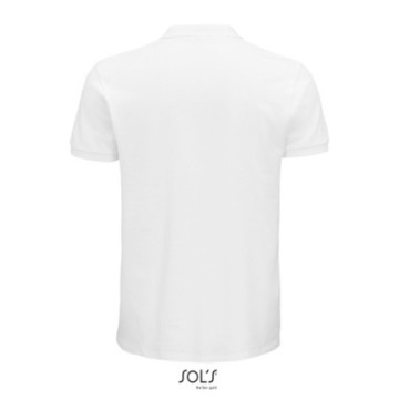 Polo homme Sol's® Planet en coton bio blanc