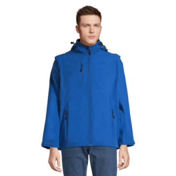 Veste softshell à capuche et manches amovibles Sol's® Transformer