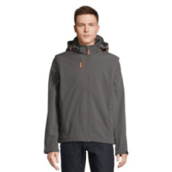 Veste softshell à capuche et manches amovibles Sol's® Transformer