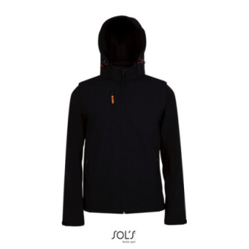Veste softshell à capuche et manches amovibles Sol's® Transformer