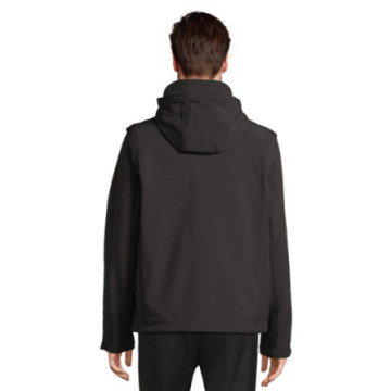 Veste softshell à capuche et manches amovibles Sol's® Transformer