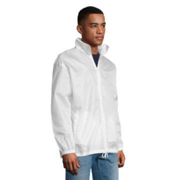 Veste coupe-vent Sol's® Shift blanche