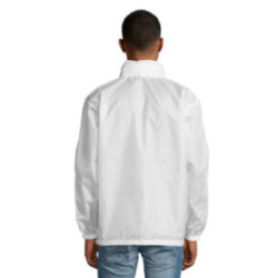 Veste coupe-vent Sol's® Shift blanche