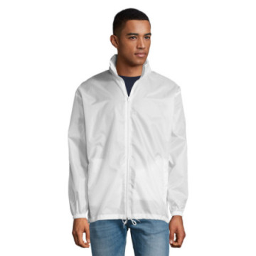 Veste coupe-vent Sol's® Shift blanche