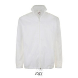 Veste coupe-vent Sol's® Shift blanche