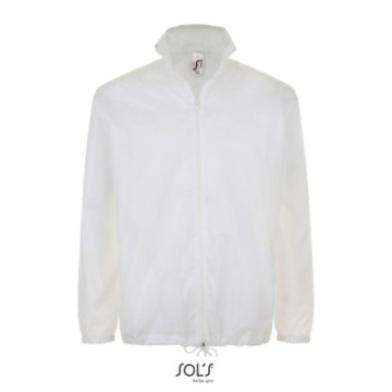 Veste coupe-vent Sol's® Shift blanche