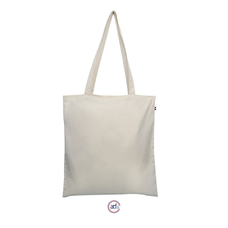 Tote bag en coton bio naturel 150 g/m²