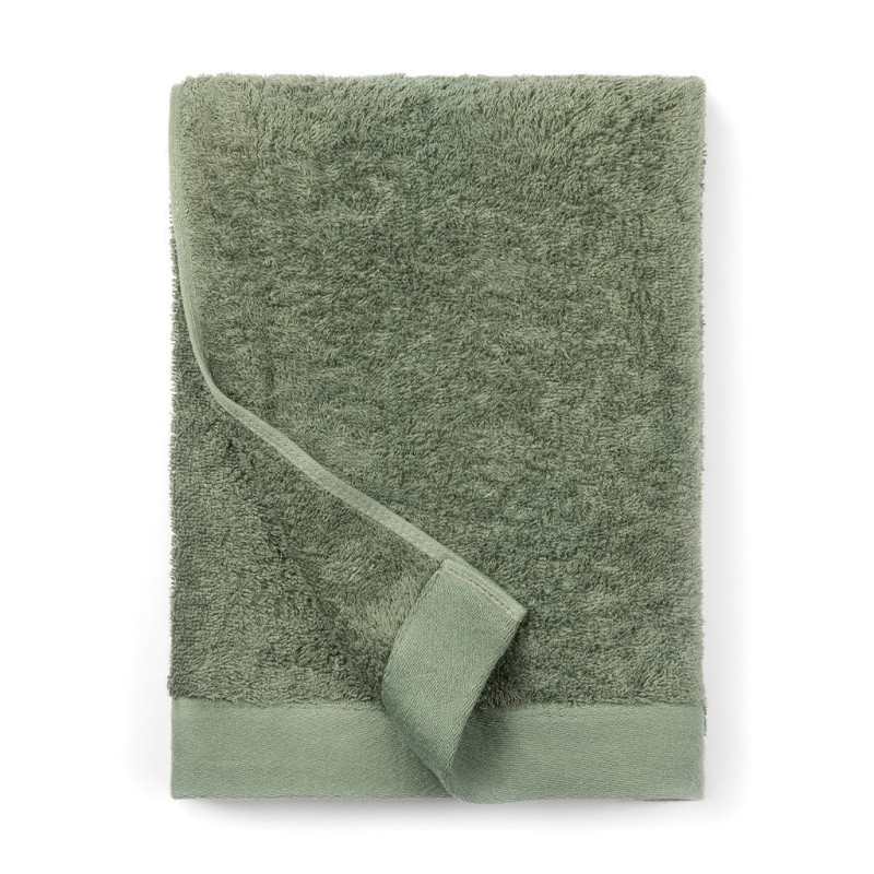 Serviette éponge Vinga® en coton et en tencel 70 x 140 cm vert