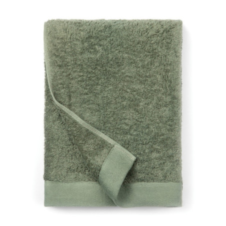 Serviette éponge Vinga® en coton et en tencel 70 x 140 cm vert