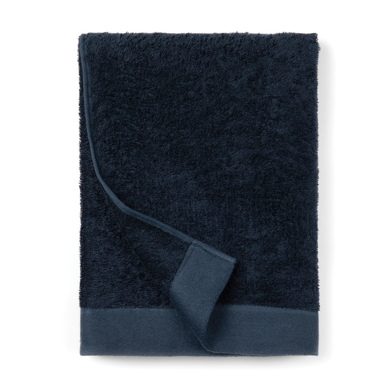 Serviette éponge Vinga® en coton et en tencel 70 x 140 cm bleu