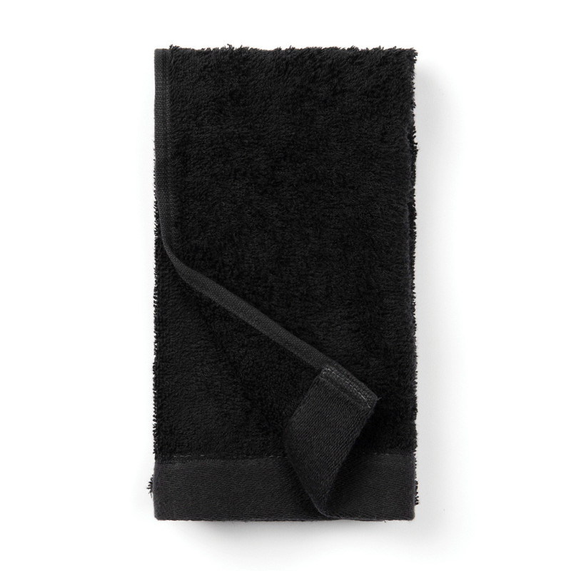 Serviette éponge Vinga® en coton et en tencel 40 x 70 cm noir