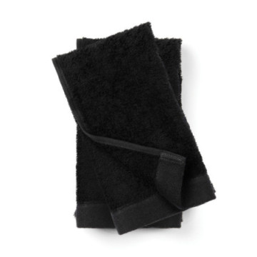 Serviette éponge Vinga® en coton et en tencel 40 x 70 cm noir