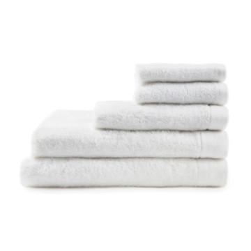Serviette éponge Vinga® en coton et en tencel 40 x 70 cm blanc