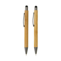 Parure de stylos en bambou