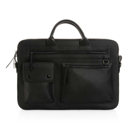 Sacoche ordinateur Swiss Peak® en PU recyclé GRS