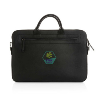 Sacoche ordinateur Swiss Peak® en PU recyclé GRS