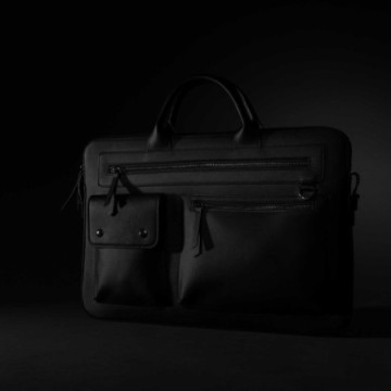 Sacoche ordinateur Swiss Peak® en PU recyclé GRS