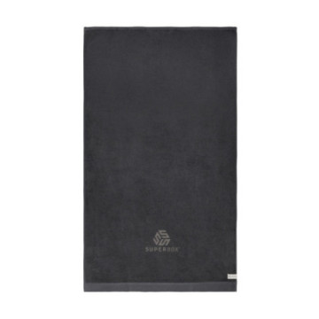 Serviette éponge Vinga® en coton et en tencel 90 x 150 cm gris
