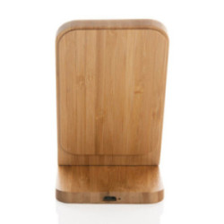 Chargeur à induction support téléphone bambou FSC