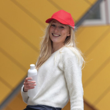 Casquette 5 panneaux en coton recyclé