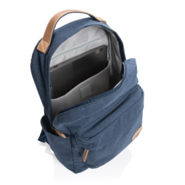 Sac à dos en coton et polyester recyclés