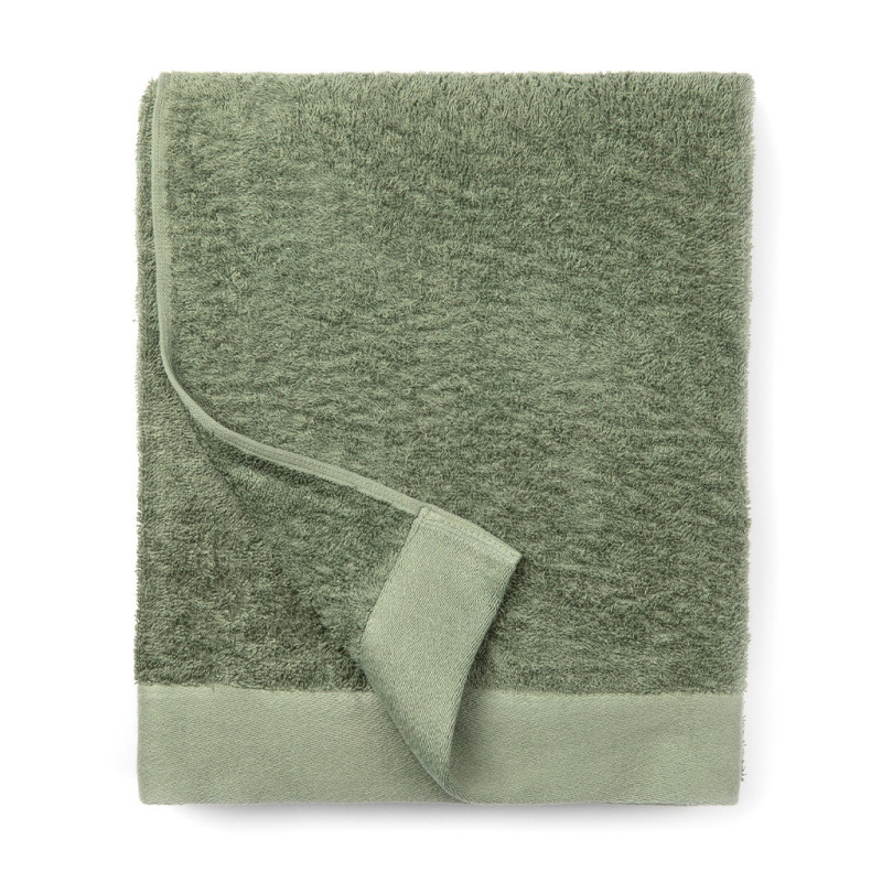 Serviette éponge Vinga® en coton et en tencel 90 x 150 cm vert