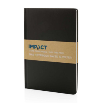 Carnet A5 en papier de pierre à couverture rigide Impact