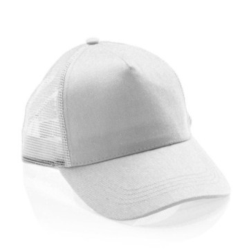 Casquette trucker 5 pans en coton recyclé 190 g/m² Impact AWARE™