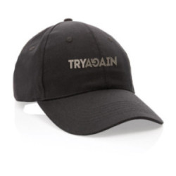 Casquette 6 pans en coton recyclé 190 g/m² Impact AWARE™