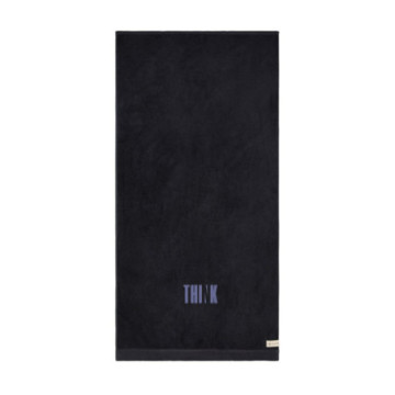 Serviette éponge Vinga® en coton et en tencel 70 x 140 cm noir