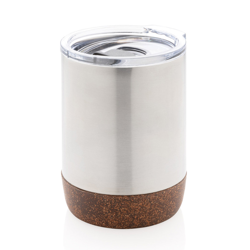 Tasse à café en liège et acier recyclé RCS