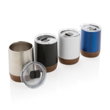 Tasse à café en liège et acier recyclé RCS