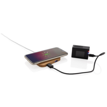 Chargeur à induction en bambou FSC 10 W
