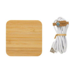 Chargeur à induction en bambou FSC 10 W