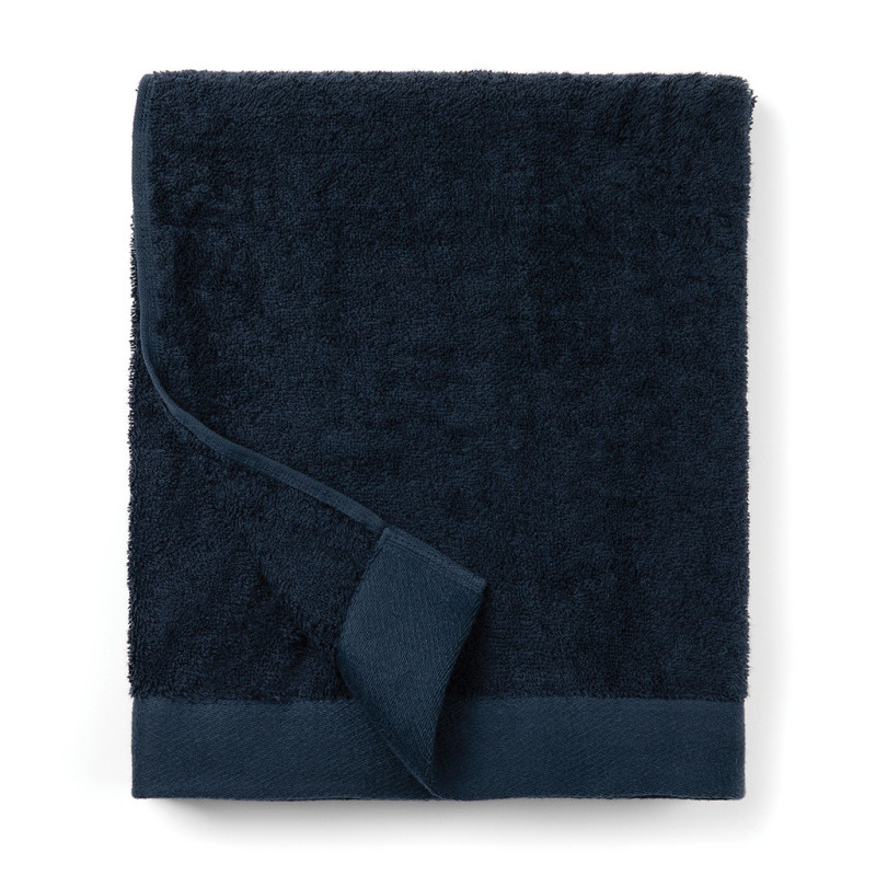 Serviette éponge Vinga® en coton et en tencel 90 x 150 cm bleu