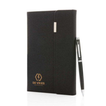 Set carnets de notes A5 et stylo Swiss Peak®