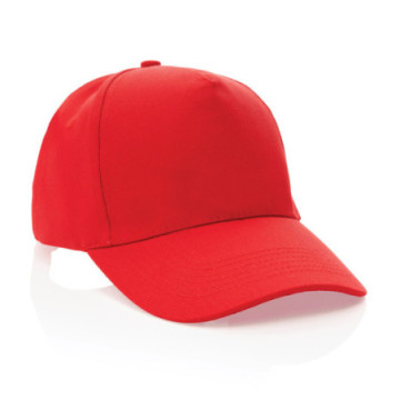 Casquette 5 panneaux en coton recyclé 280 gr/m² Impact AWARE™