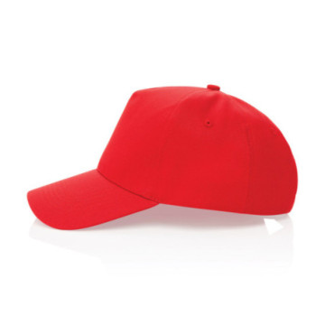 Casquette 5 panneaux en coton recyclé 280 gr/m² Impact AWARE™