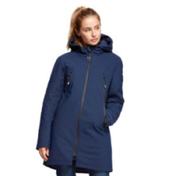 Veste longue mixte à capuche Softshell Mustaghata® matelassée