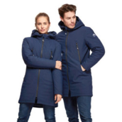 Veste longue mixte à capuche Softshell Mustaghata® matelassée