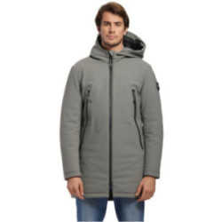 Veste longue mixte à capuche Softshell Mustaghata® matelassée