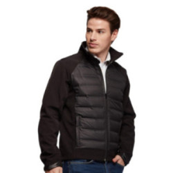 Blouson matelassé bi-matière homme Mustaghata® Alpha