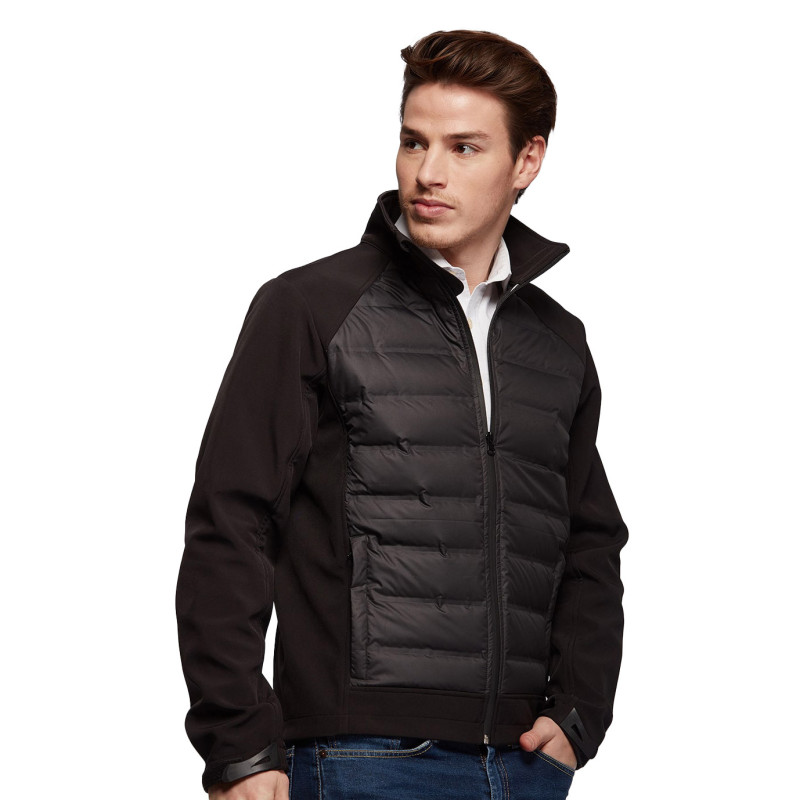 Blouson matelassé bi-matière homme Mustaghata® Alpha