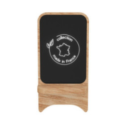 Support de chargement à induction SCX® en chêne avec logo lumineux