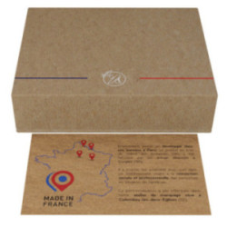 Chargeur à induction SCX® en chêne avec logo lumineux